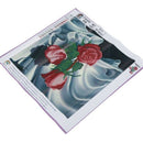 DIY 5D Diamond Painting Embroidery 3 Pink Rose Cross Stitch Tool Set Tool D E3N2