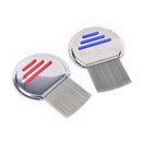 2 Colors Lice Nit Comb Get Down Removal Stainless Steel Metal Head and Teeth 3C