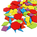 155pcs Wooden Jigsaw Puzzle Board Set Colorful Baby Educational Learning S Hn