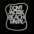 Happy beach holiday Metal Cutting Dies Stencil for DIY Scrapbooking Album C BX