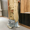 Plush Handbags Female Zebra Print Shoulder Underarm Bag Chain Purses (3)