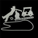 Golf Course Design Metal Cutting Dies For DIY Scrapbooking Album Cards JBTEUS