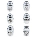 4 Pieces Stainless Steel Cremation Urn Memorial Jar Tree Of Life Love You
