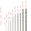 10Pcs HSS High Speed White Steel Twist Drill Bit Set For Rotary Tool Hot