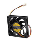 70x70mm 12V 3-Pin PC Computer Case CPU DC Brushless Cooler Cooling Fan BlackT1W8