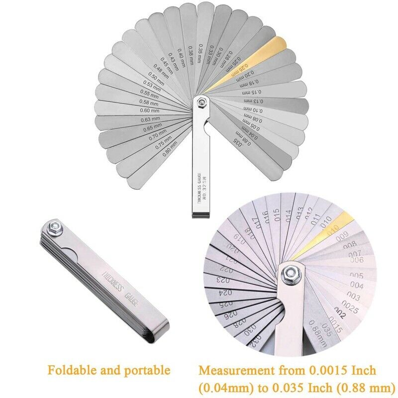 Guitar Bass Luthier Tool Kit Set With 9Pcs Understring Radius Gauge + Steel