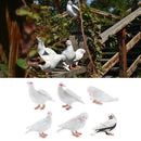Garden Pigeon Statues Simulation Dove Ornament Lawn Yard Desk Office Decor A