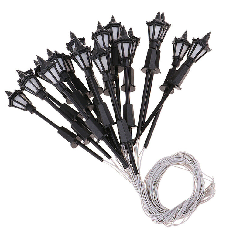 20Pcs 1:150 N Scale LEDs Garden Lights for Building Diorama Landscape Accs