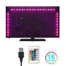 1 set LED Strip Light Flexible 5050 RGB USB LED TV Background Strip Light w K6H4