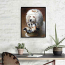 5D DIY Full Drill Diamond Painting Dog Cats Cross Stitch Embroidery Mosaic