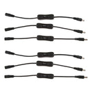 6x LED Strip Light Inline On/Off Switch DC Power Adapter Connector 5.5x2.1mm .