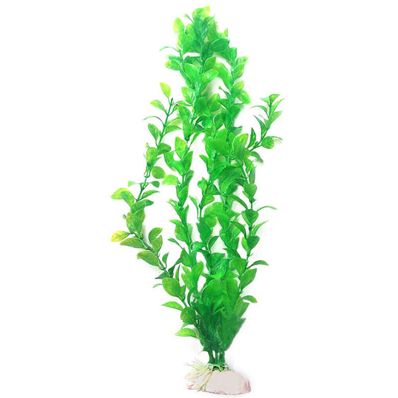 3PCS Artificial Plastic Underwater Grass Green Plant for Fish Tank Aquarium