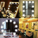 Hollywood Style LED Vanity Mirror Lights Kit For Makeup 10 Bulbs Dressing H R9V5