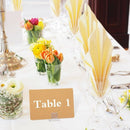20 Pieces Wire Place Card Holder Metal Card Holder Stand Wedding Name Place