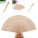 Ladies Fragrant Sandalwood Hand Fan Wooden Scented For Wedding Kit. Party B3Z5
