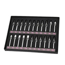 22PCS 304 Stainless Steel Tattoo Tip Needle Tubes Kit Professional Gun Machine