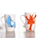 Soft Material Decompression Starfish Octopus Shark Kids Sticky Marine Animal JR