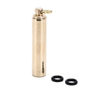 Outdoor Brass Survival Waterproof Pills Case Medicine Box Container Keychain %o
