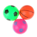 12cm Inflatable Basketball Football Blow Up Ball Kids Sports Outdoor Play To BX