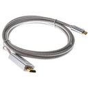 6FT USB 3.1 Type-C Male to HDMI Male USB-C to HDMI Cable Adapter For MacBook