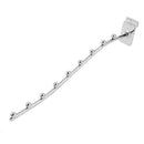 Metal Waterfall Tube 9 Beads Wall Clothes Hanger Display Hook 32cm U8I1