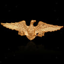 Men's Elegant Fashion Golden Fierce Eagle Brooch Pin Lapel Party Collar Pin