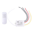 Wireless ON/OFF 2 Ways 220V Lamp Remote Control Switch Receiver Transmitter hv2n