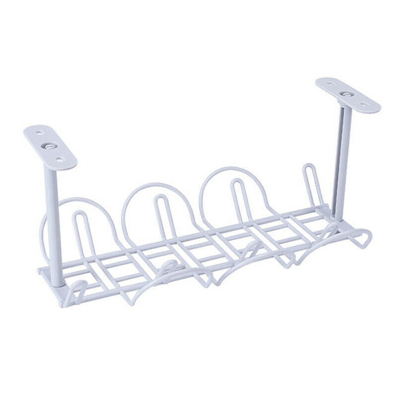 5X(1Pc Socket Storage Rack Plug Wire Organizer Holder Table Bottom Power C B1A4)