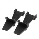 4Pcs Plastic Black Auto Tyre Tire Changer Rim Clamp Jaw Cover Protector Guards