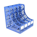 Magazine Holder Rack 4 Grid Desktop Sorter Storage Organizer Rack for Paper File