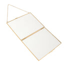 Metal & Glass Hanging Photo Frame Portrait & Landscape & Specimen 20x15cm