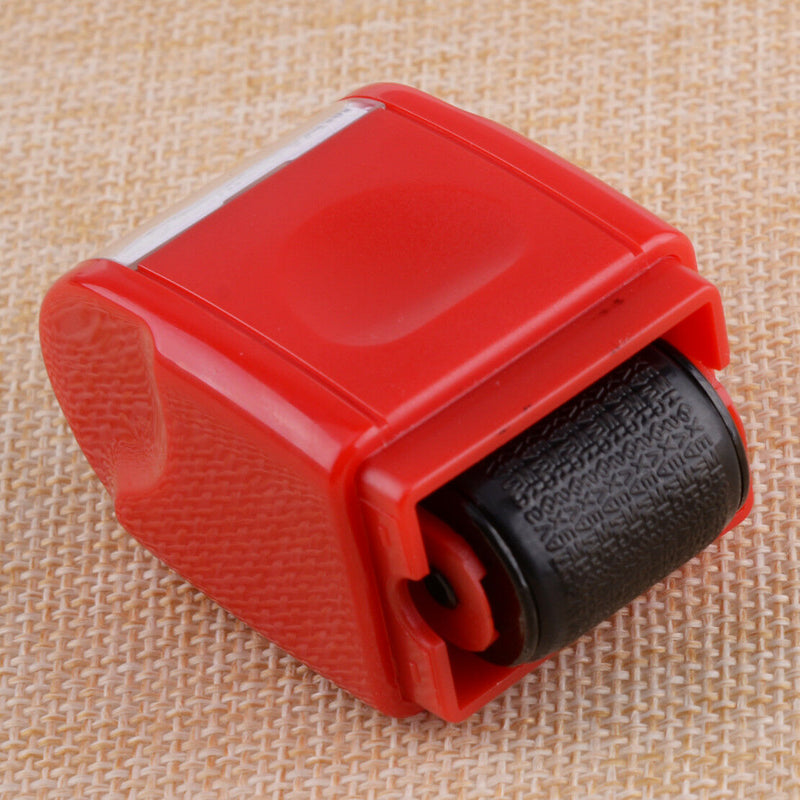 1.6CM SelfInking Stamp Guard Your ID Roller Stamp Office Messy Code Security