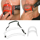 4Pcs Portable Mens Neckline Beard Shaving Template Ruler Shaping Guide Kit