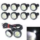 2PCS 12V 15W Backup Daytime Running LED Light Spotlighting Eagle Eye Car Lamp JR