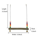 Handmade Chicken Swing Wooden Parrots Perch Stand Large Birds Parakeet