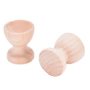 2x Egg Cup Holder Wooden Kitchen Dinning Table DIY Crafts Home Garden Decor LJ