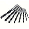 15Pcs/Set 3-10Mm Diam Twist Drill Bit Woodworking Drill Three-Pointed Drill X1S1