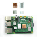 2X(1 Set 4Pcs Copper Aluminum Heatsink Kit W/Thermal Pad for Raspberry Pi 4