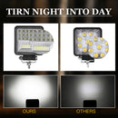 5 inch 252W LED Light Bar Flood Spot Work Driving Offroad Trailer UTE 4x4 Light