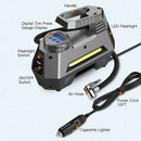 Portable Air Compressor Tire Inflator - Car Tire Pump With Digital Pressure