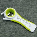 Green and white 5-in-1 multi-function bottle opener can opener soda beer op Y0B8