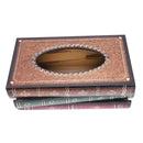Retro Style Book Shape Tissue Box