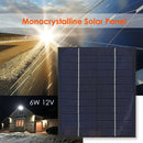Solar Panel  Silicon Solar Battery Charger 200x170mm with 5.5x2.1mm DC Cable
