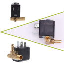 Cannula N/C AC 230V G1/8" Brass Steam Air Generator Solenoid Valve Water Coffee