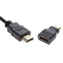 1080P Micro HDMI / Mini HDMI / HDMI to VGA Adapter with Audio(Blcak)