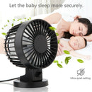 Personal Mini USB Fan Noiseless Table Desk Fan with Dual Blades For Home Of W6C9