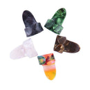 15pcs/set Celluloid Stainless Steel Finger Thumb Guitar Picks for Electric Bass