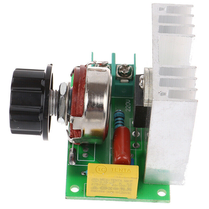 220V 4000W SCR Electronic Volt Regulator Speed Controller Governor Dimmer Mod Gw