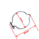 2x Bike Brake Cable Clamp Disc Brake Cable Pipe Line Clamp Organizer 31.8mm