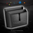Universal Car Vehicle Storage Box Organizer Mobile Phone Pocket Bag Holder Black
